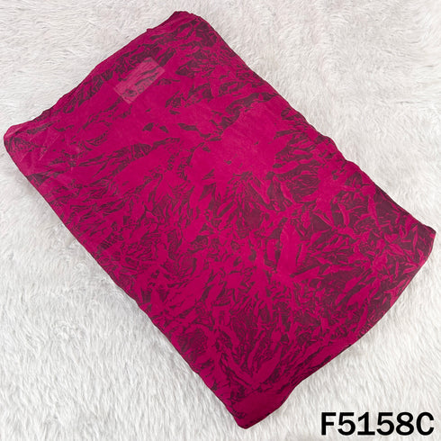 Digital Print Crush Satin Fabric - F5158